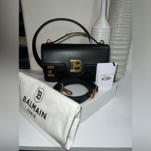 BALMAIN Leather B-Buzz Bag BNWT - Full Inclusion